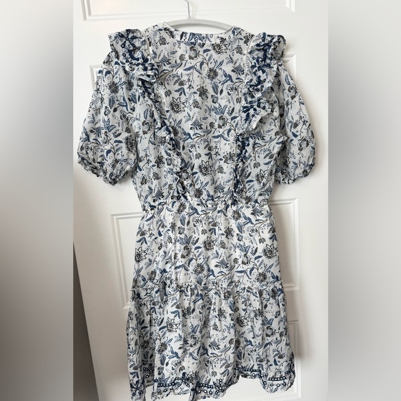 Lucky Brand Victoria Ruffle Mini Dress Size Small - Picture 2 of 8